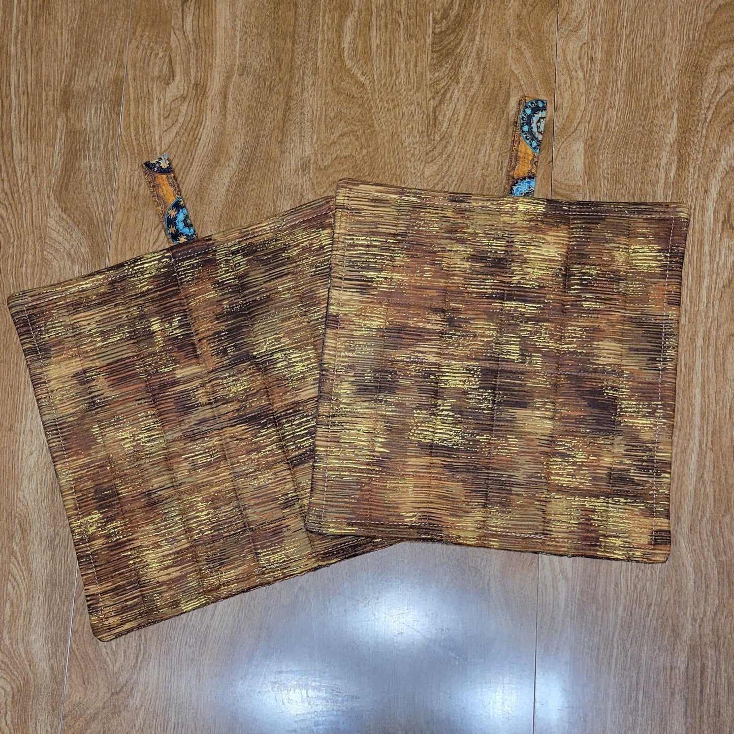 Coffee themed pot holders