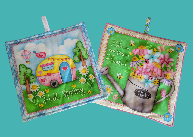 Cheerful Pot Holders