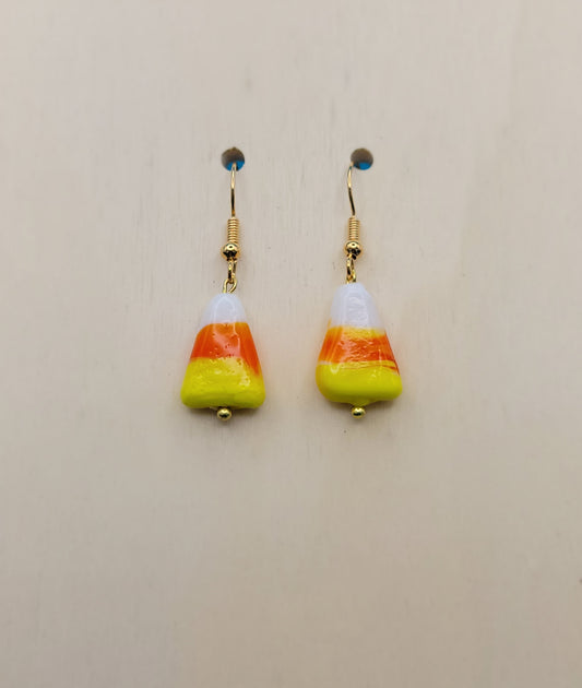 Candy Corn Earrings