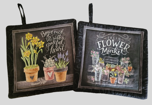 Garden pot holders
